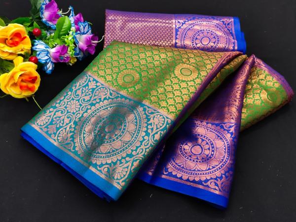 Kanjivaram 02 Fancy Soft Silk Saree Collection